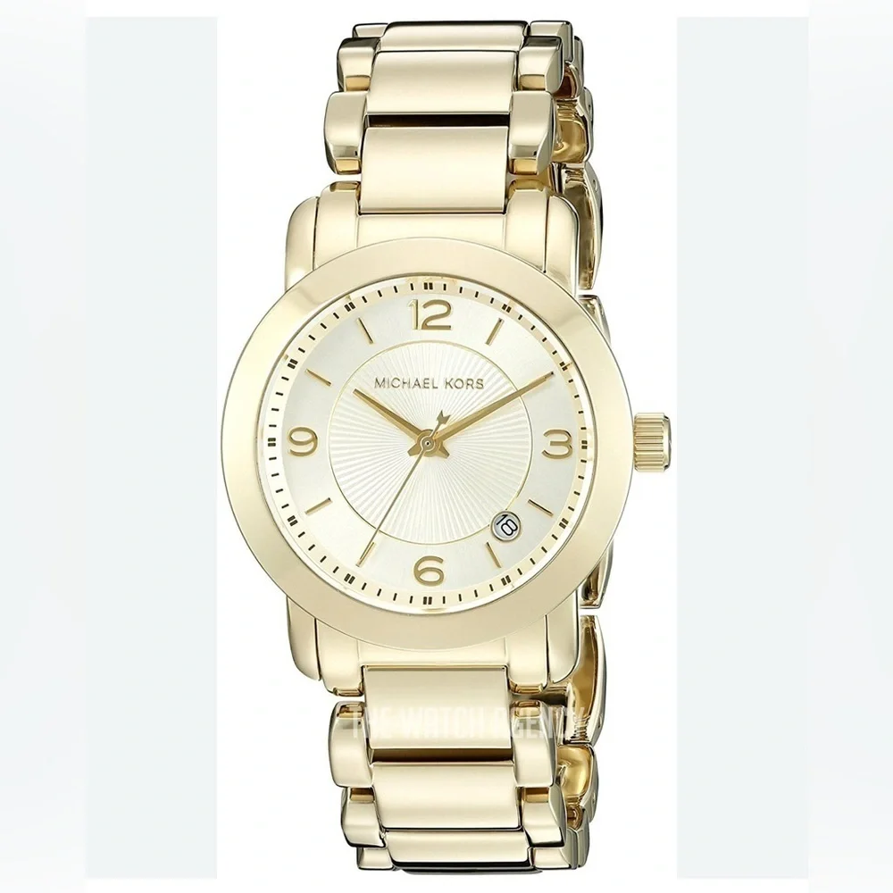 Michael Kors Janey women’s quartz watch jewelry MK-3485 gold stainless steel